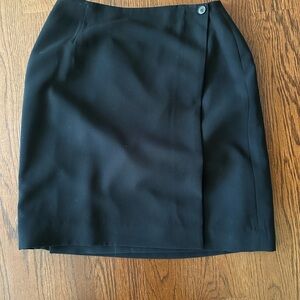 Style & co collection. Size 10. Black lined wrap skirt
